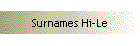 Surnames Hi-Le