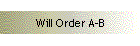 Will Order A-B